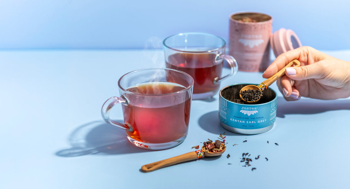 Hand-carved Beaded Tea Spoon