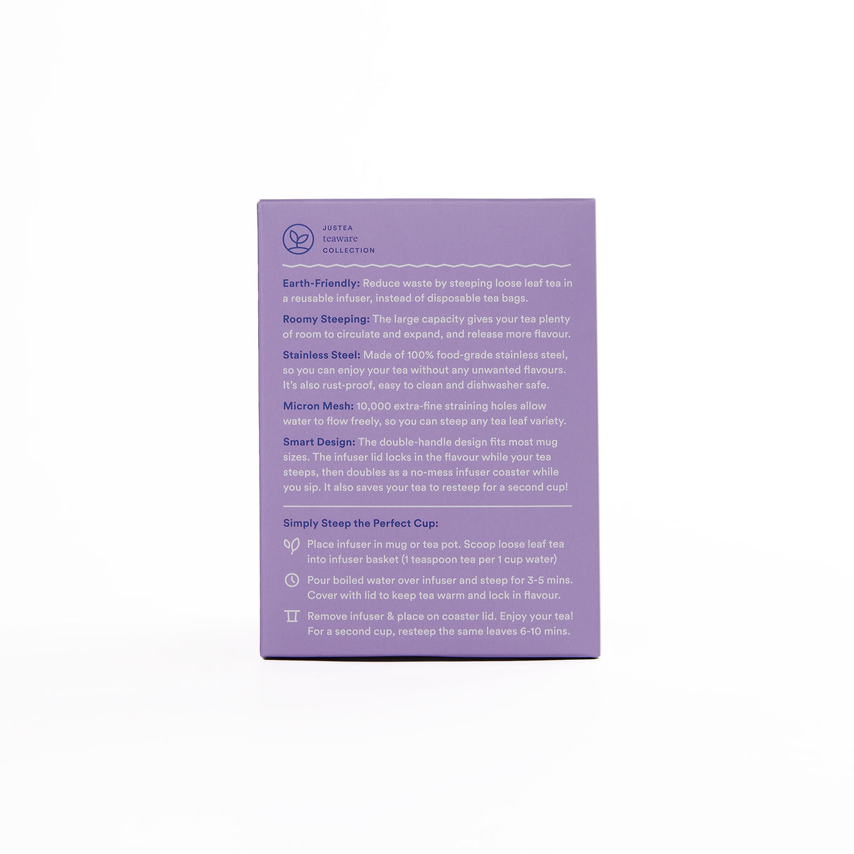 Tea Infuser with Dual-use Coaster Lid