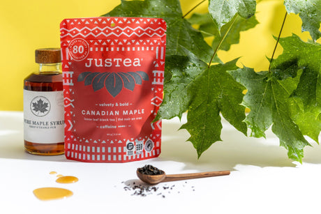 Announcing Canadian Maple Tea: JusTea's Kenyan-Canadian Blend with Real Quebec Maple