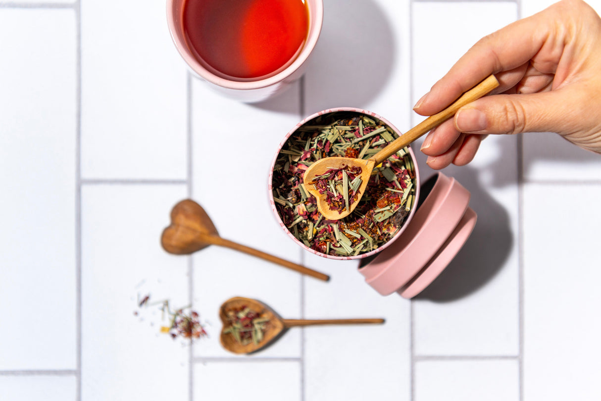 Hand-carved Heart Tea Spoon