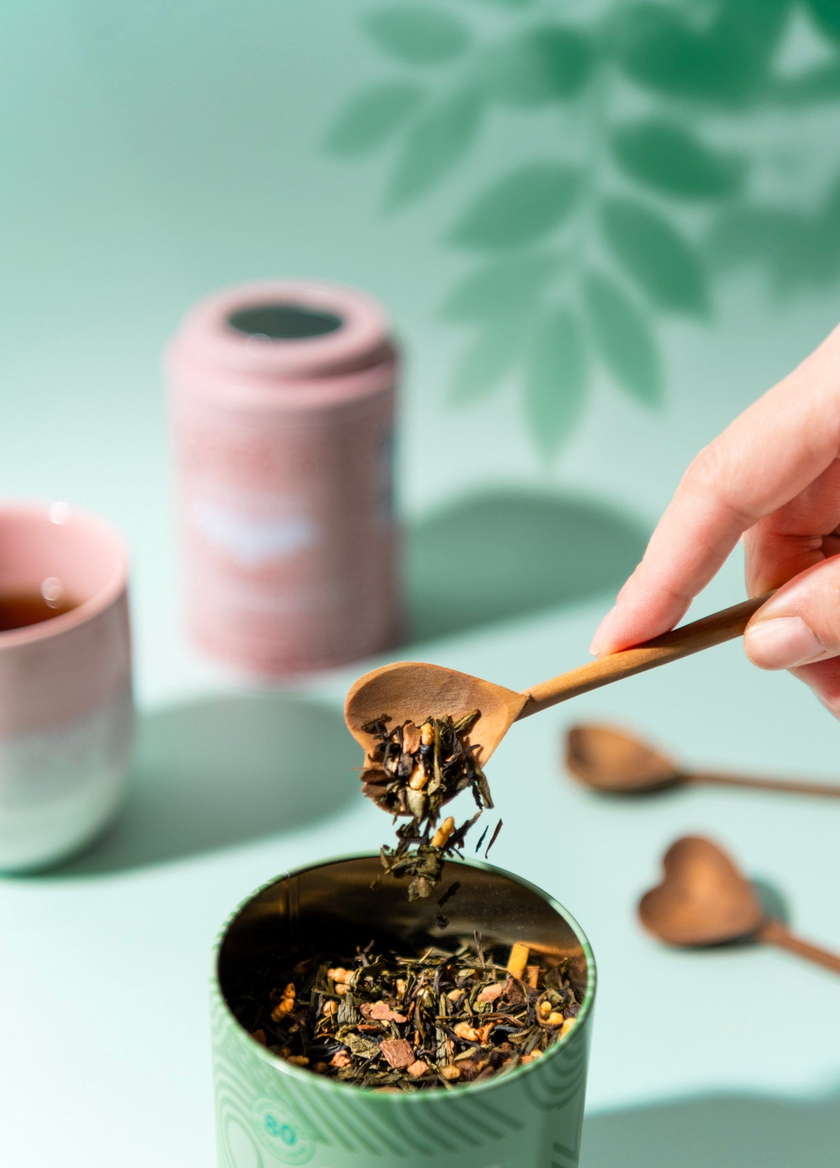 Hand-carved Heart Tea Spoon