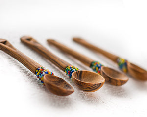 
                  
                    Hand-carved Beaded Tea Spoon
                  
                