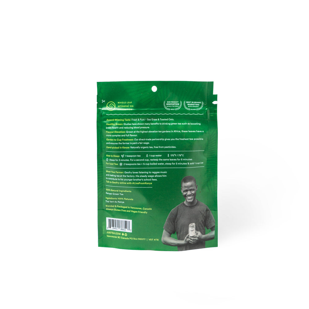 Glowing Green Stand-Up Pouch - 80 Cups Loose Leaf Tea (Quantity of 6)