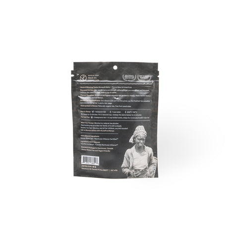 Mt. Kenya Black Stand-Up Pouch - 80 Cups Loose Leaf Tea (Quantity of 6)