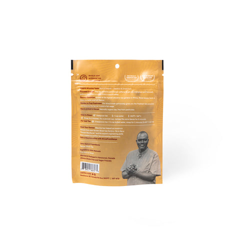 Nandi Gold Stand-Up Pouch - 80 Cups Loose Leaf Tea (Quantity of 6)