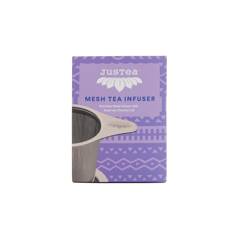 Tea Infuser with Dual-use Coaster Lid (Quantity of 6)